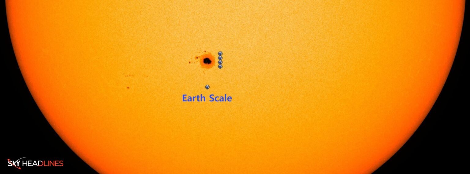 A Giant Sunspot Solar Flare Has Been Seen With Naked Eye - Sky Headlines