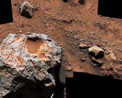 metallic meteorite on Mars