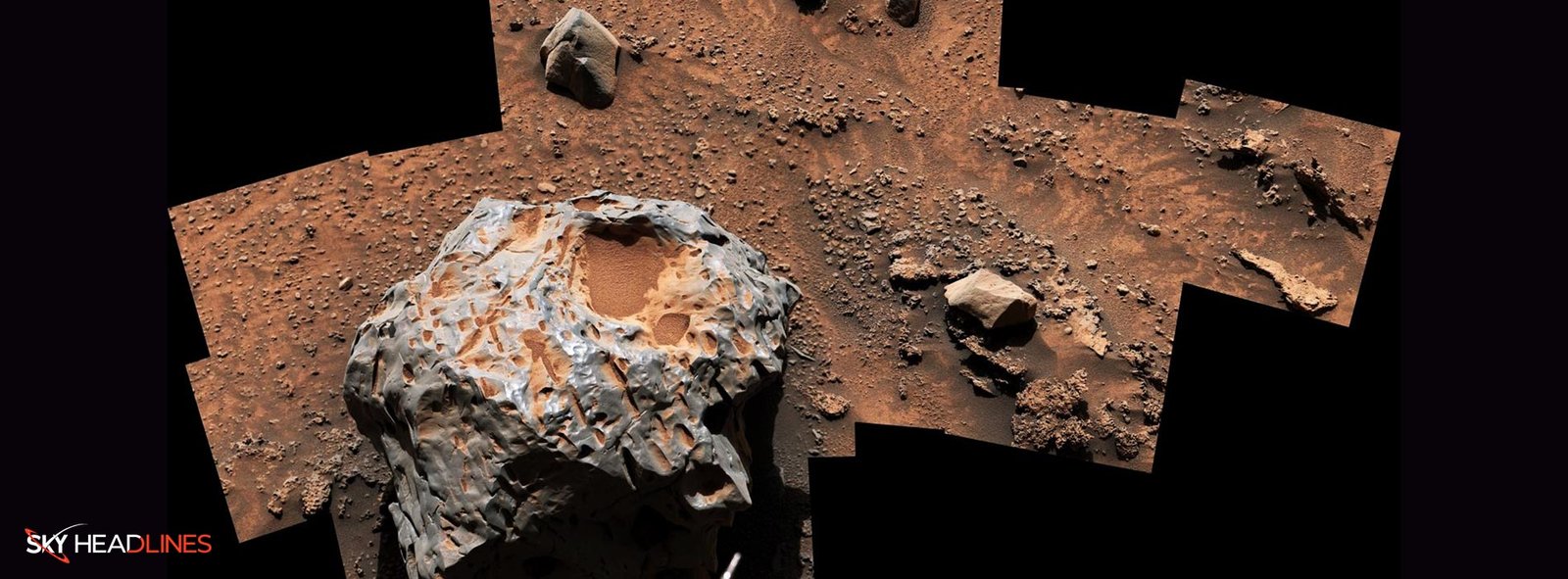 metallic meteorite on Mars
